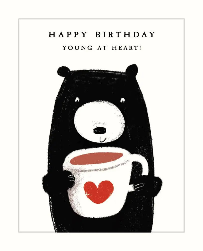 Card Birthday Bear Young At Heart
