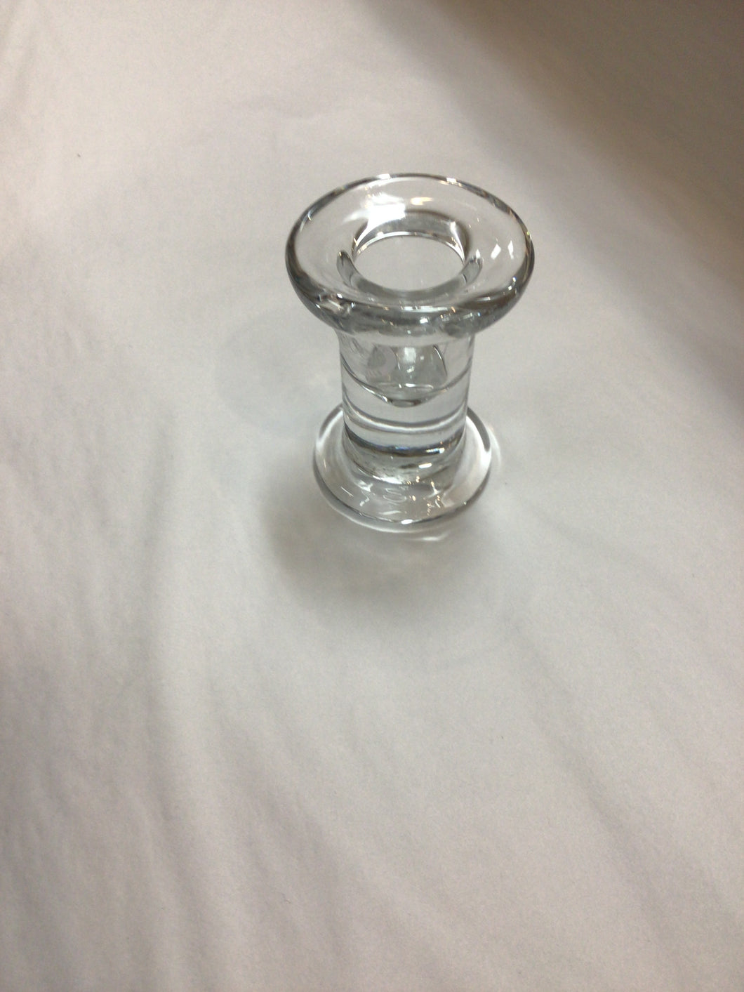 Candle Holder Taper Clear