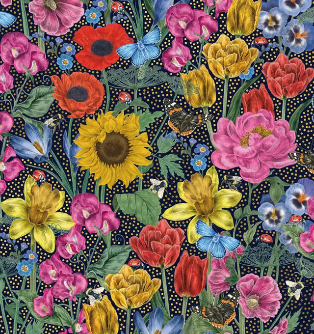 Card  Blank Spring  Meadow