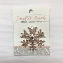 Load image into Gallery viewer, Brooch Snowflakes
