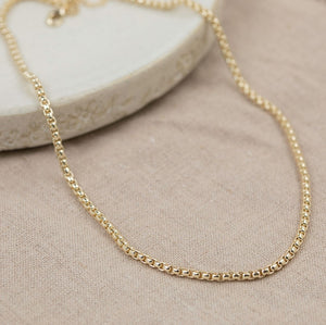Necklace Cord Link Gold