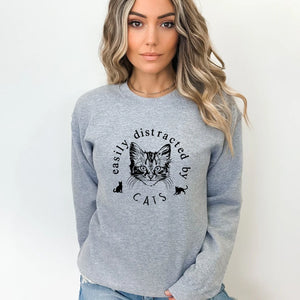 Sweater Easily Distracted By Cats