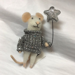 Ornament Silver Mice