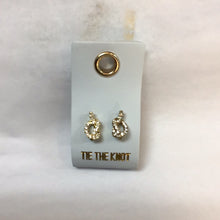Load image into Gallery viewer, Earring Stud Tie The Knot

