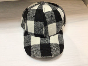 Hat Viscose Checkered