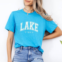 Load image into Gallery viewer, Tee Lake Vibes Blue
