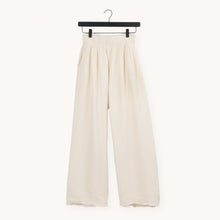Load image into Gallery viewer, Crinkle Cotton Palazzo Pants Cream
