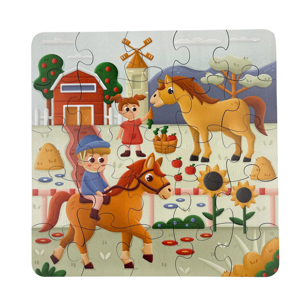 Puzzle  Farm Horse