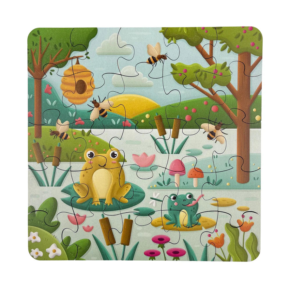 Puzzle Froggy Pond
