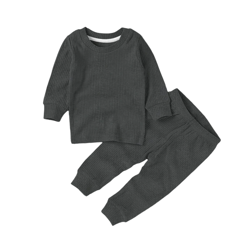 Ribbed Two Piece Slate