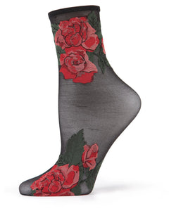 Socks Sheer Rose Garden