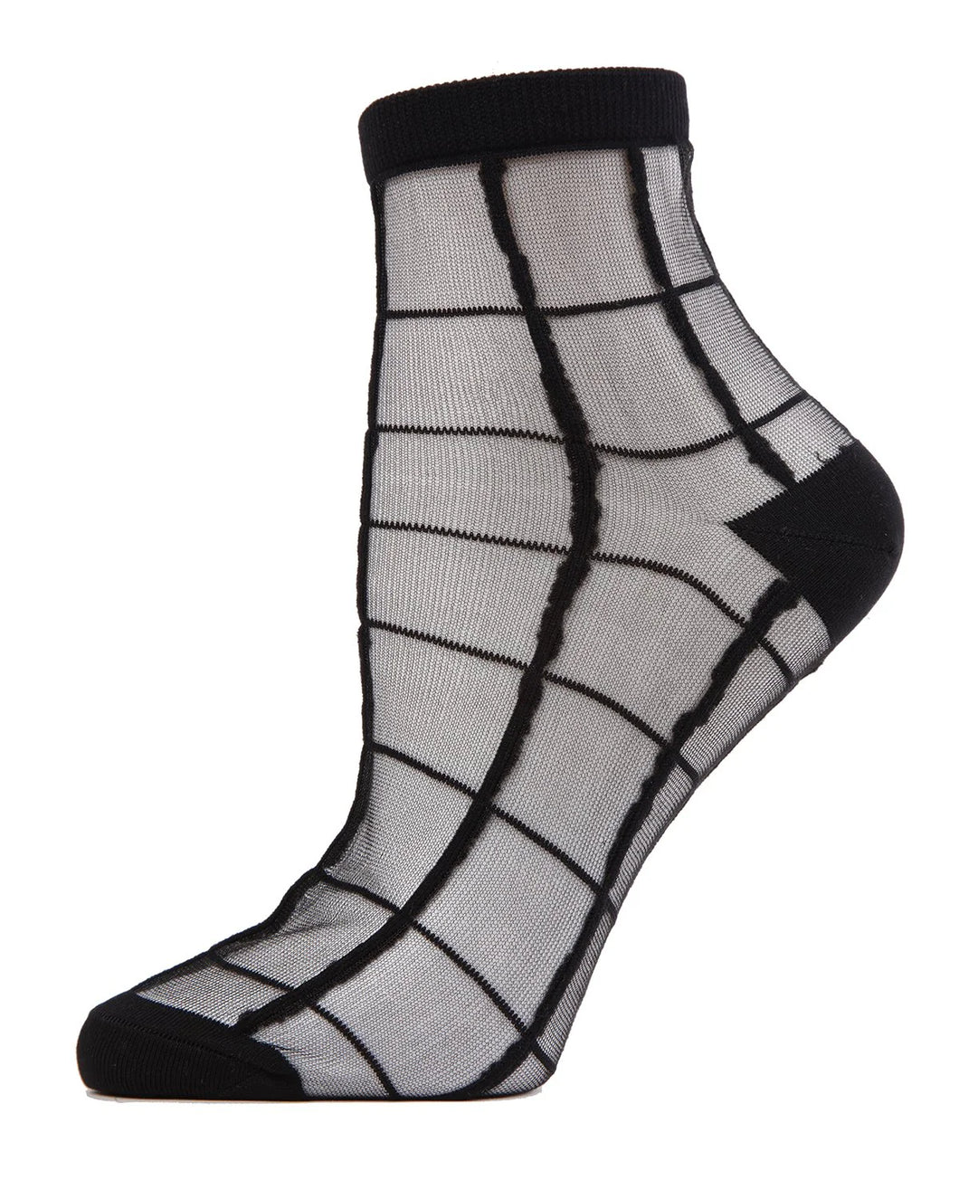 Socks Sheer Plaid