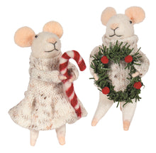Load image into Gallery viewer, Ornament Mice Oatmeal Sweaters
