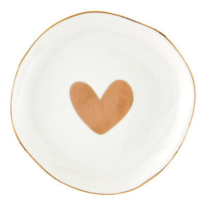 Tray Gold Heart