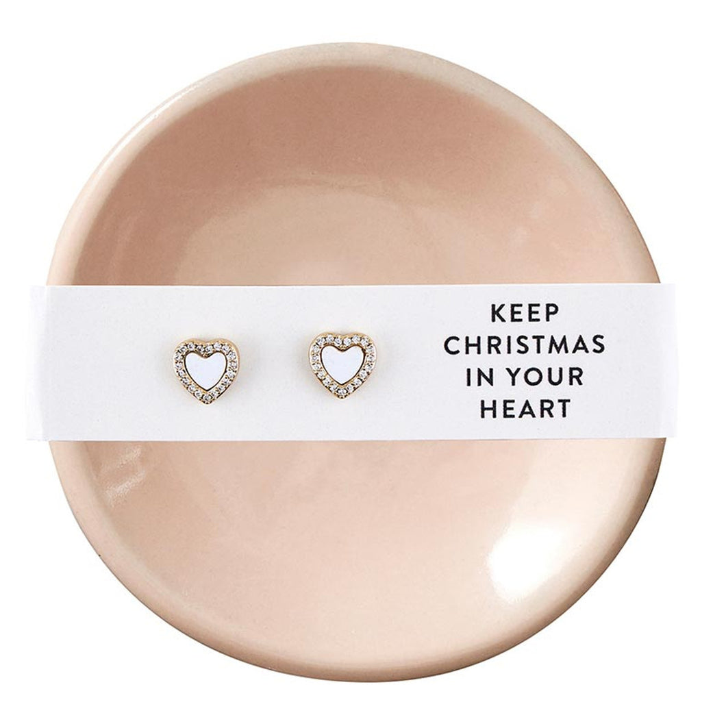 Earrings Keep Christmas In Your Heart
