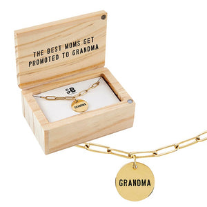 Necklace Charm Grandma