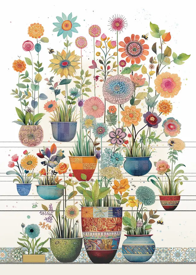 Card Blank Pots Display