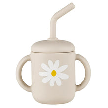 Load image into Gallery viewer, Sippy Cup Silicone Daisy
