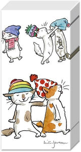 Tissue Pocket Cats with Hats