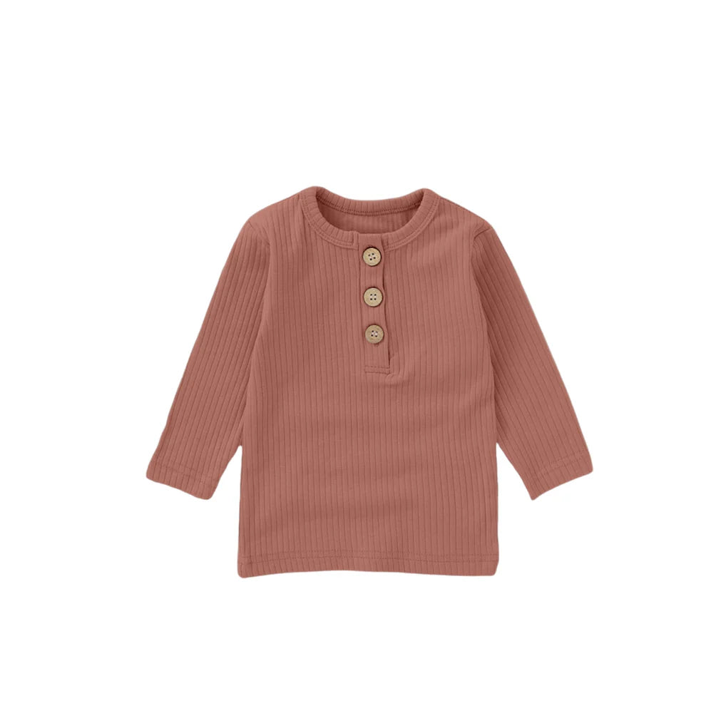 Ribbed Long Sleeve Blush