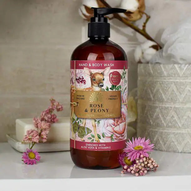 Hand And Body Wash Rose and Peony