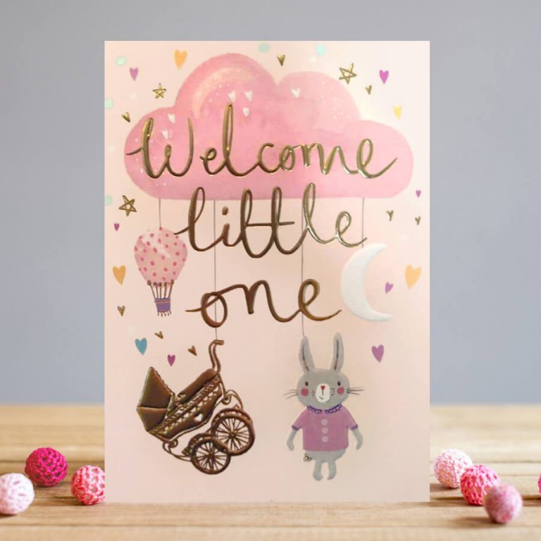 Card Baby Girl Welcome