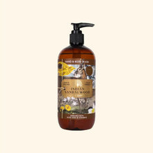 Load image into Gallery viewer, Hand And Body Wash Indian Sandalwood
