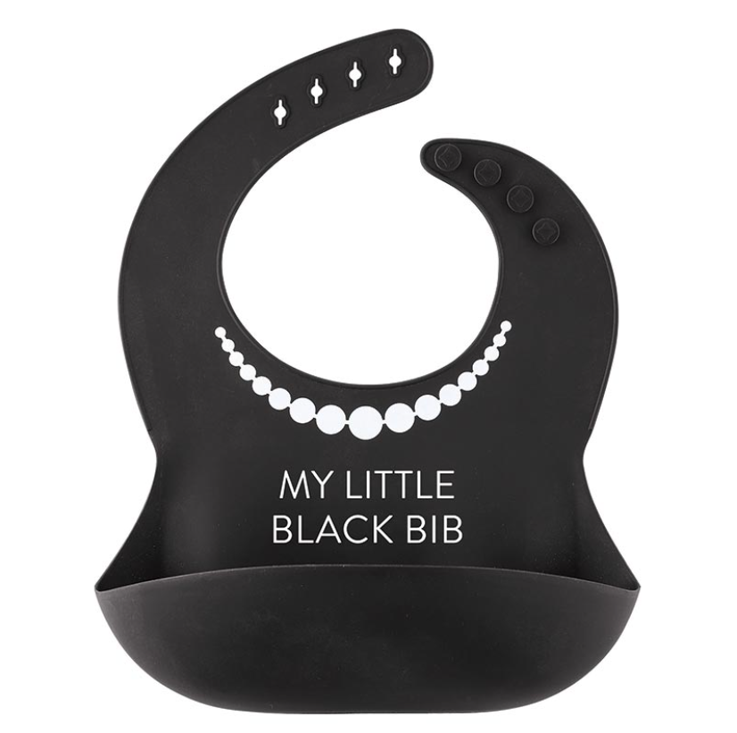 Bib My Little Black Silicone