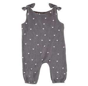 Overall Romper Hearts Baby