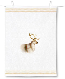 Tea Towel Reindeer