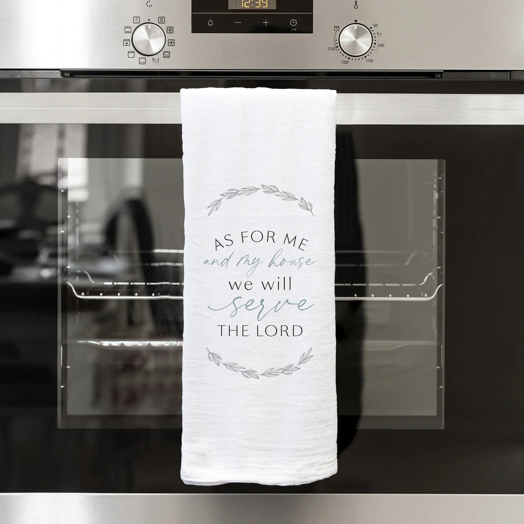 Tea Towel As For Me And My House