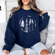 Load image into Gallery viewer, Sweater Tree Circle Navy

