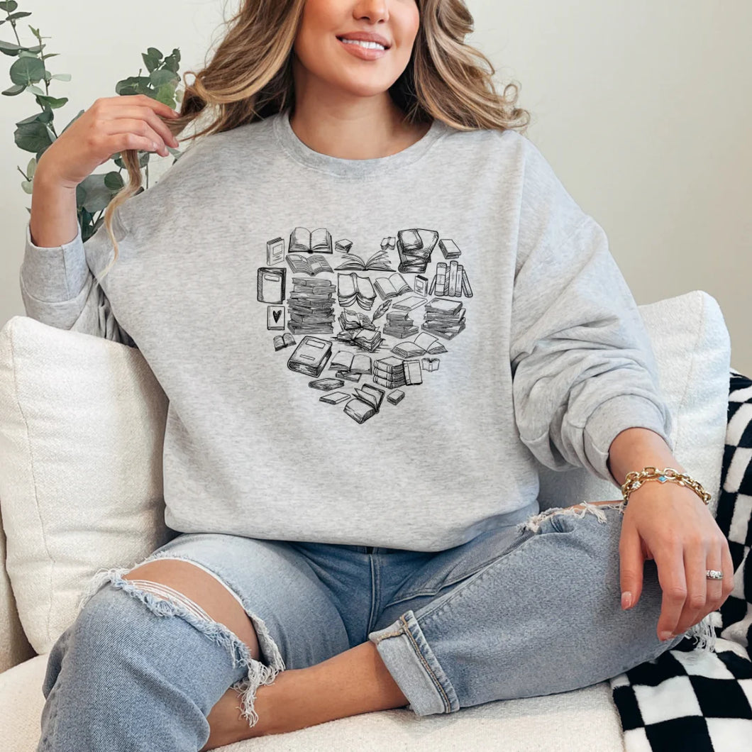 Sweater Books Grey