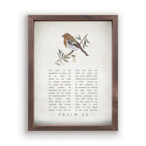 Framed Art Psalm 23