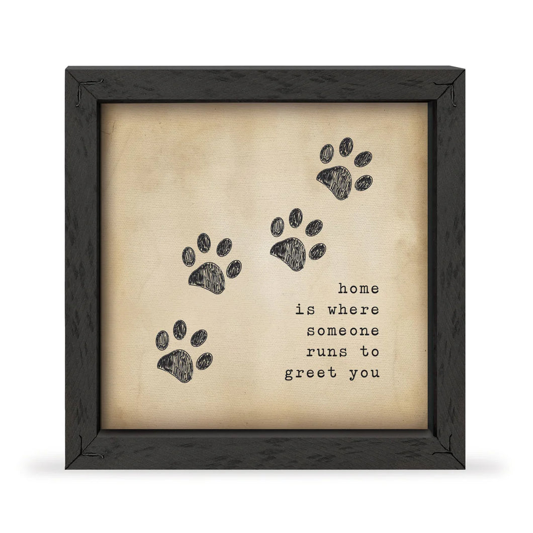Framed Art Home Is Where