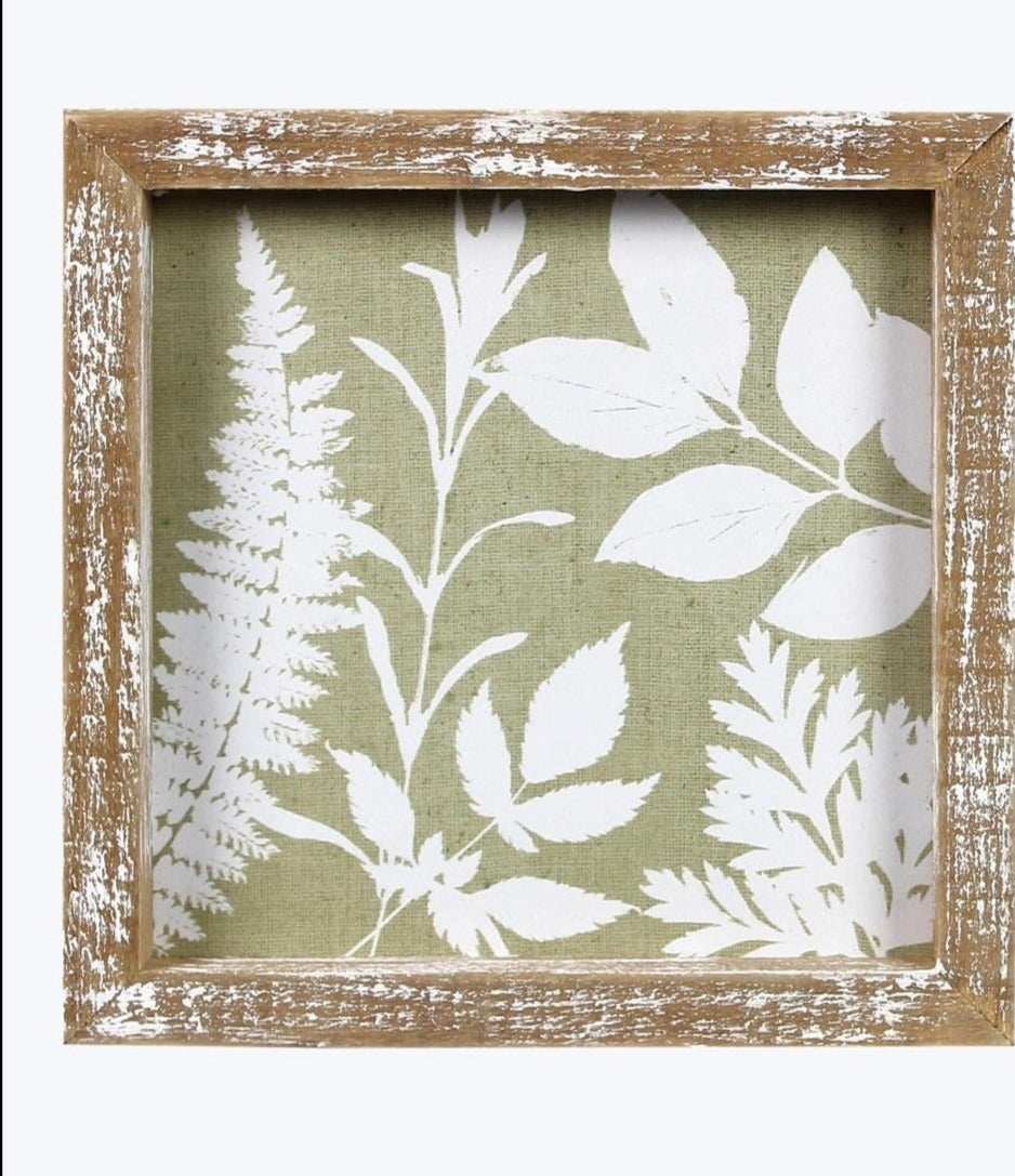 Wall Art Wood Framed Botanicals