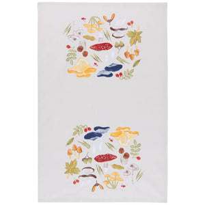 Tea Towel Field Mushrooms