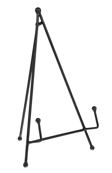 Easel Plate Stand Black Iron