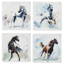 Load image into Gallery viewer, Coasters Wild Horses Set of 4
