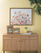 Load image into Gallery viewer, Wall Art Wildflower Metal and Wood
