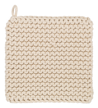 Load image into Gallery viewer, Pot Holders Red And Cream
