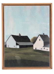 Framed Art White Barn