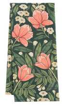 Load image into Gallery viewer, Tea Towel Green Floral
