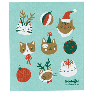 Swedish Dish Cloth Let it Meow