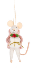Load image into Gallery viewer, Ornaments Holiday Mice
