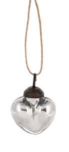 Ornament Mini Silver Heart