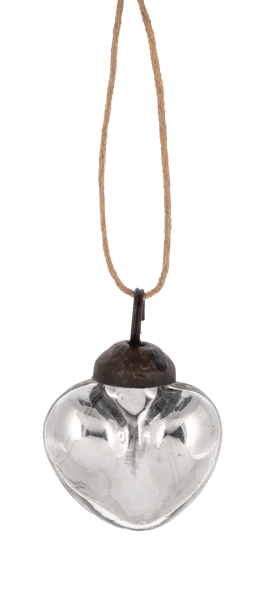 Ornament Mini Silver Heart