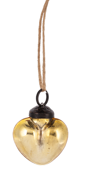 Ornament Mini Gold Heart