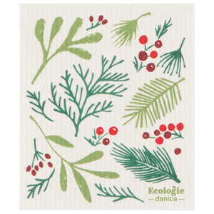 Swedish Dish Cloth Bough & Berry