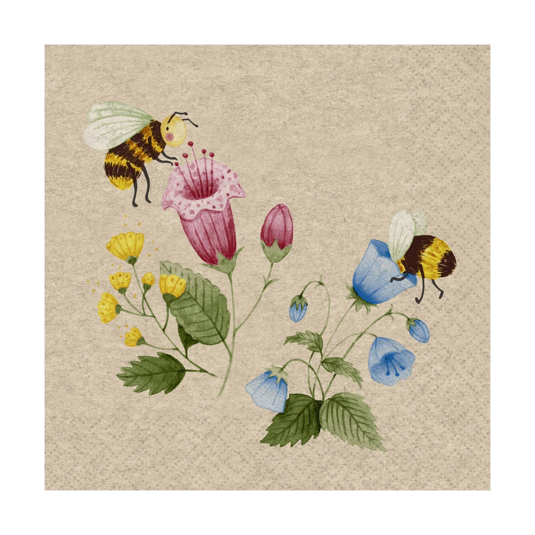 Napkin Luncheon Bee Flowerful